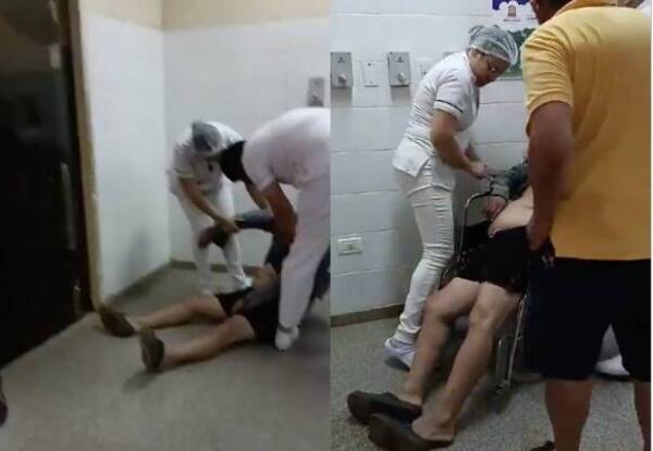 [VIDEO] ¡Terrible! Hija expone la pésima manera en que enfermeros atendieron a su padre