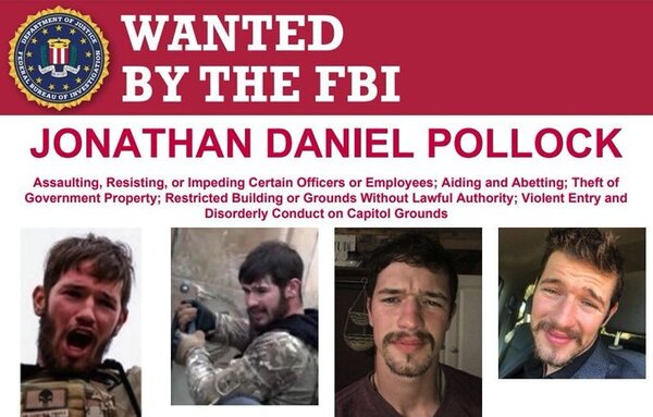El FBI captura a 3 sospechosos de invasión del Capitolio