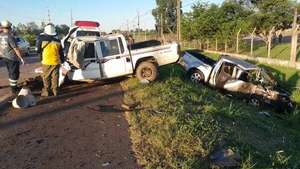Cuatro fallecidos deja un choque frontal en Villeta - Policiales - ABC Color