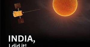 La Nación / Sonda india alcanzó con éxito la órbita del Sol