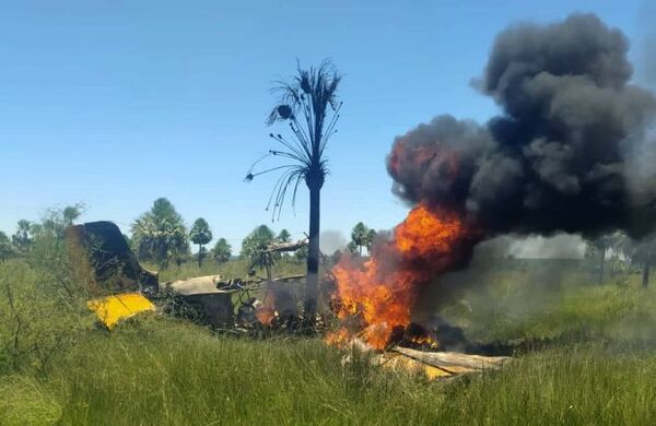 Un herido tras caída de avioneta a metros de la ruta Luque-San Bernardino