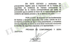 Condenado por secuestro y muerte de Cecilia Cubas plantea revocar medidas de seguridad