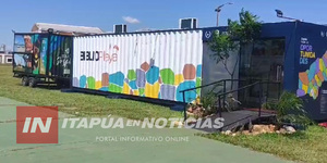 “BIBLIOPLAYA” SE CONVIERTE EN UN GRAN ATRACTIVO DE LA PLAYA EN ENCARNACIÓN  - Itapúa Noticias