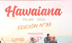 ¡Éxito total la Fiesta Hawaiana en Pilar!
