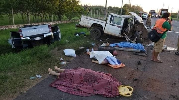 Cuatro muertos en accidente vai en Villeta
