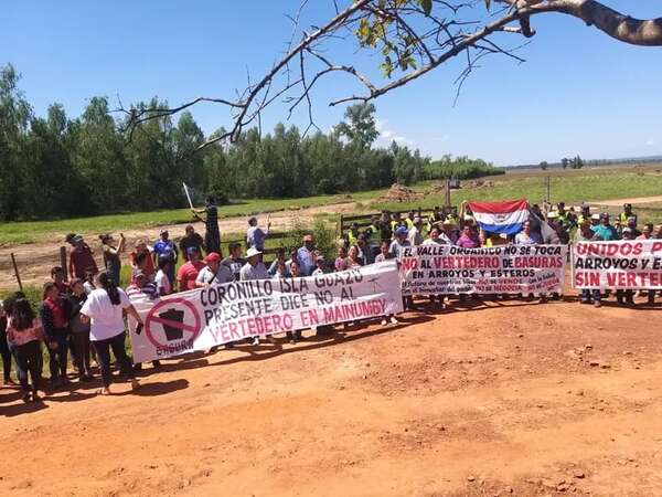 Pobladores de Arroyos y Esteros denuncian la construcción de un vertedero irregular - Nacionales - ABC Color
