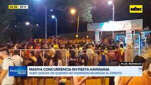 Video: Masiva concurrencia en fiesta Hawaiana  - Periodísticamente - ABC Color