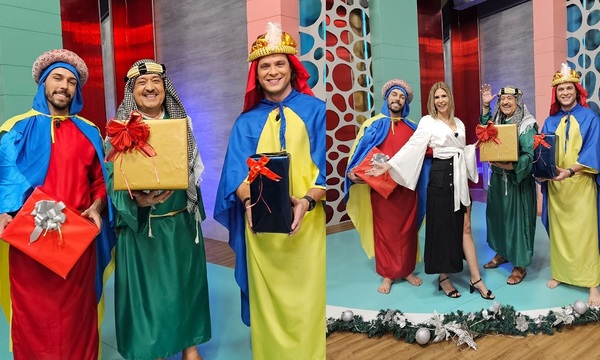 Y así posaron los Reyes Magos en “Vive la vida” | Telefuturo