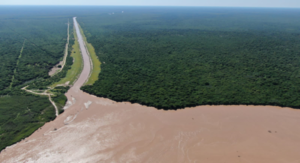 El río Pilcomayo riega la zona del fortín General Díaz