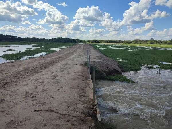 Repunte del Pilcomayo ya riega la zona de General Díaz, pero productores temen carga de sedimentos - Noticias del Chaco - ABC Color