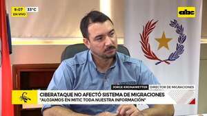 Video: Ciberataque no afectó sistema de migraciones  - ABC Noticias - ABC Color