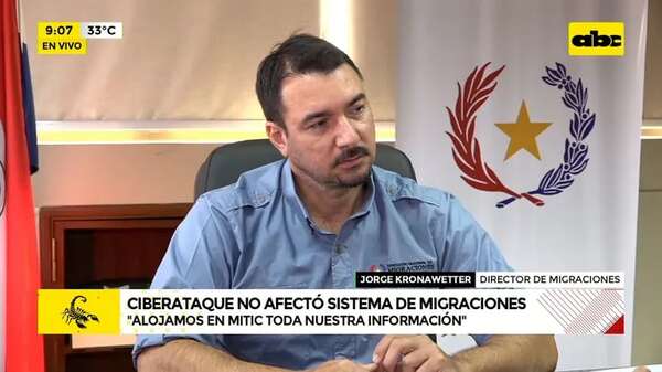 Video: Ciberataque no afectó sistema de migraciones - ABC Noticias - ABC Color