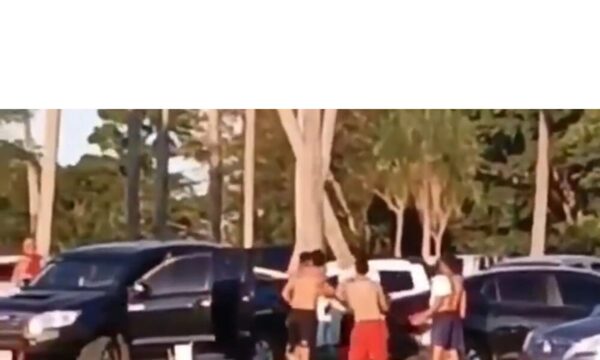 (VIDEO)Hombre fue baleado en un balneario de Horqueta