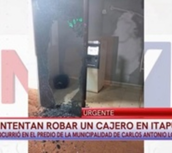 Intentaron robar un cajero del BNF en Itapúa - Paraguay.com