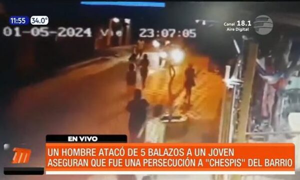 Hombre atacó de 5 balazos a presunto adicto | Telefuturo