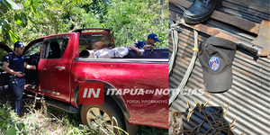 HALLAN CAMIONETA UTILIZADA PARA INTENTO DE ROBO EN CAJERO DE CARLOS A. LÓPEZ - Itapúa Noticias