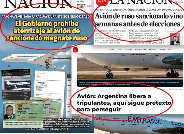 Gobierno celebra a bombo y platillo sanción al Ruso, pero minimizaba la sanción al avión iraní | 1000 Noticias