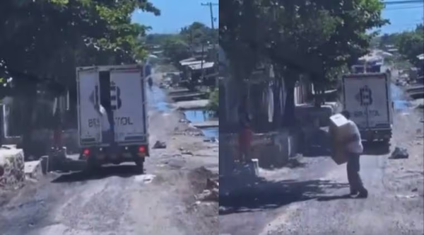 Detienen a hombre que robó electrodoméstico de un camión en marcha - Noticiero Paraguay