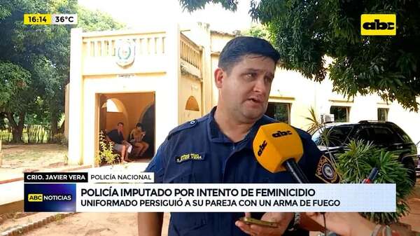 Video: Policía imputado por intento de feminicidio - ABC Noticias - ABC Color
