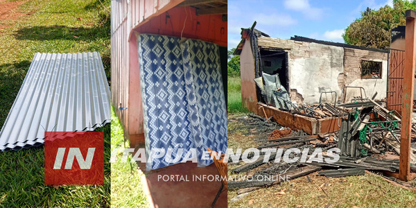 MUNICIPALIDAD DE CAMBYRETÁ ENTREGÓ CHAPAS Y COLCHONES A AFECTADO POR INCENDIO - Itapúa Noticias