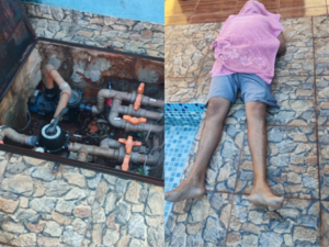 Hombre murió electrocutado al tocar un cable del motor de la piscina