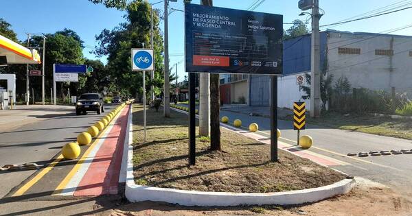 La Nación / La ciudad universitaria última detalles para estrenar bicisenda en febrero