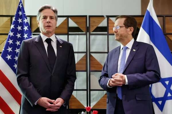 Blinken y Herzog discuten en Israel una posible desescalada de la guerra en Gaza - Mundo - ABC Color