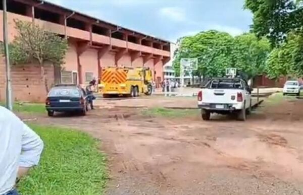 Minga Guazú: celador de un colegio murió calcinado tras incendio en el depósito