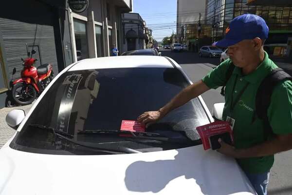 Estacionamiento tarifado: Junta Municipal convoca a Parxin luego de una semana de fallas y reclamos - Nacionales - ABC Color