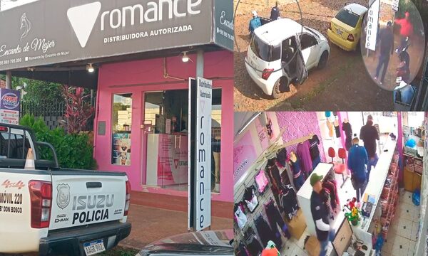 Grupo delictivo toma por asalto una tienda y se apodera de dinero, celulares y otros objetos – Diario TNPRESS