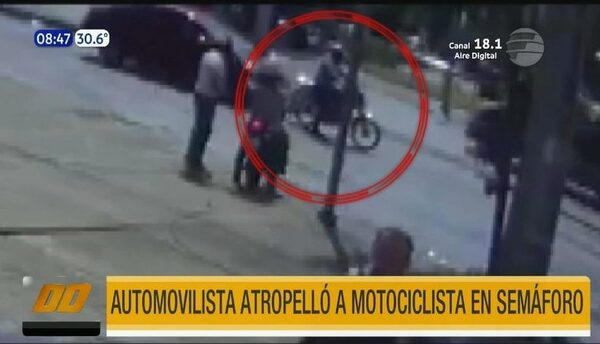 Atropelló a un motociclista y no se hizo cargo de los gastos | Telefuturo