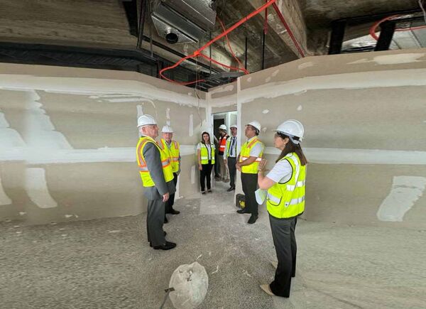 Ministros de la Corte Suprema verificaron avance de obras para oficinas de fuero especializado