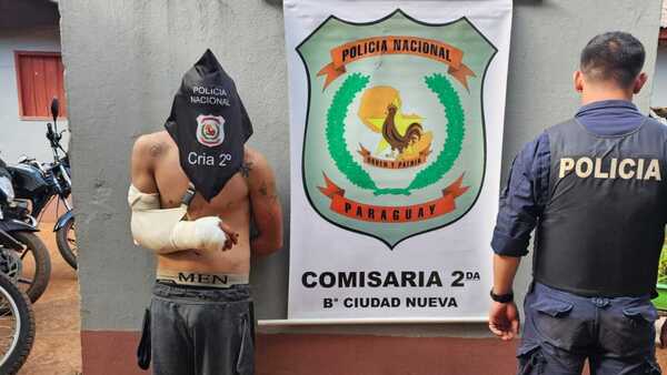 Ladrón quedó con el brazo roto tras ser alcanzado por sus víctimas