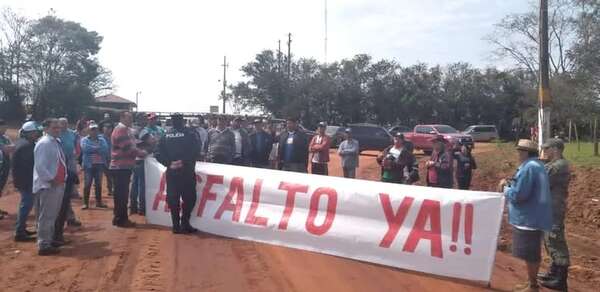 Pobladores de Liberación reiteran pedido de asfaltado de 32 km que unirá con Maracaná - Nacionales - ABC Color