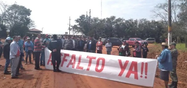¡Liberación clama por asfalto! Habitantes exigen ruta de 32 km a Maracaná