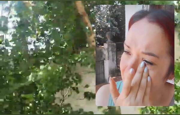 [VIDEO] Norath, llorando, cuenta cómo asaltaron a su papá