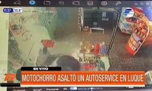 Motochorro asaltó un comercio en Luque | Telefuturo