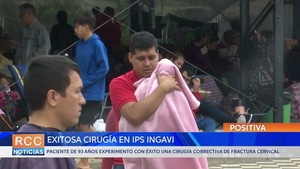 Un paciente de 93 años experimentó con éxito una cirugía correctiva de fractura cervical