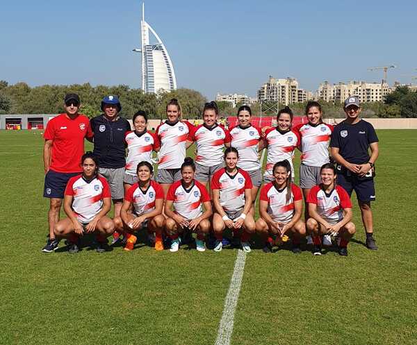 Combinado femenino de rugby seven vela las armas en Dubai - La Tribuna