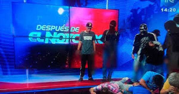 Grupos criminales tomaron un canal de televisión en Ecuador - Megacadena - Diario Digital