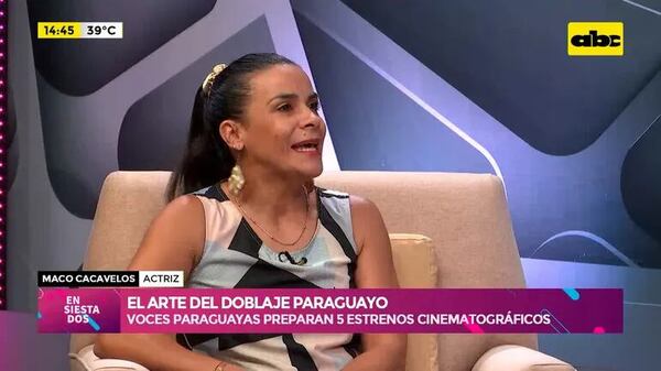 El arte del doblaje paraguayo: actores de voces paraguayas preparan 5 estrenos cinematográficos - Ensiestados - ABC Color