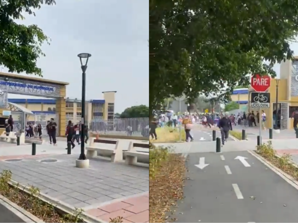 (VIDEO). Malandros ingresan una universidad ecuatoriana queriendo secuestrar a alumnos