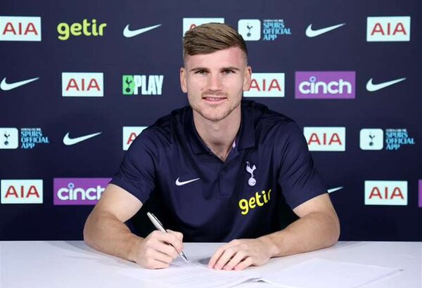 Timo Werner se une al Tottenham cedido por el RB Leipzig