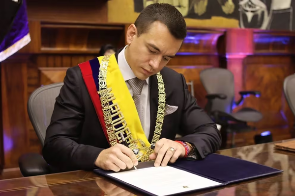Daniel Noboa ordenó al Ejército restablecer el orden en Ecuador y “neutralizar” a las bandas armadas - Megacadena - Diario Digital