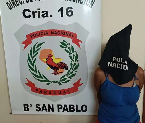 Aprehendieron a una mujer por robo agravado en el barrio San Pablo - Policiales - ABC Color
