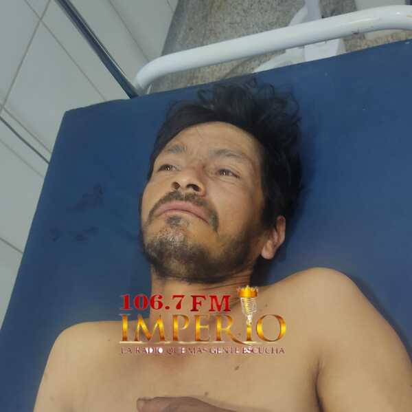 Fue herido con machete en ronda de tragos por una pareja en General Genes - Radio Imperio 106.7 FM