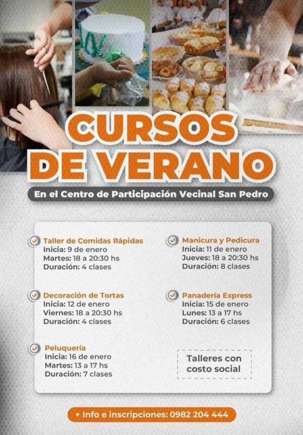 ¡Aprovecha el verano y aprende nuevas habilidades en el Barrio San Pedro!