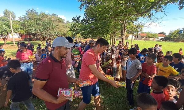 Festejos con niños se multiplicaron en varios distritos de Alto Paraná gracias a donaciones – Diario TNPRESS