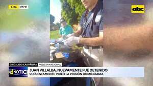 Video: Juan Villalba nuevamente fue detenido - ABC Noticias - ABC Color