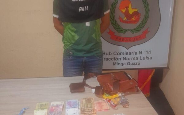Detienen a distribuidor de drogas